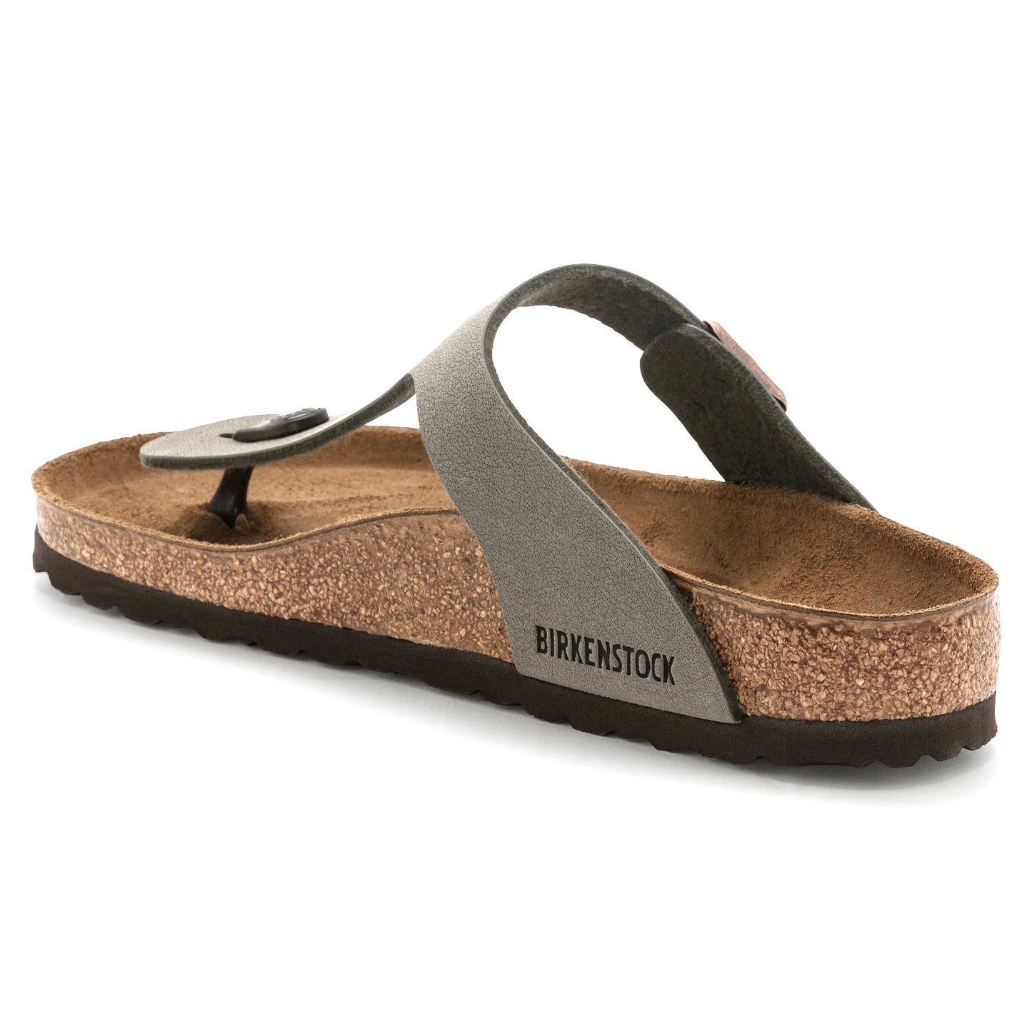 Birkenstock Gizeh Stone BirkiBuc Regular - 043391 | The Boot Shed