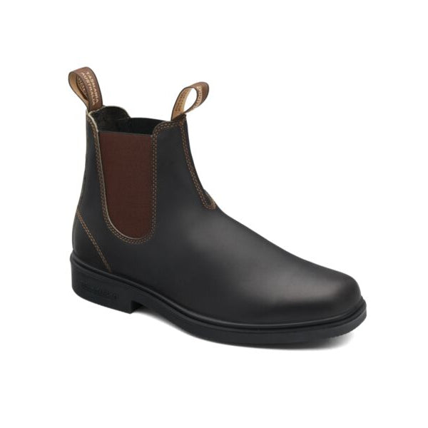 Blundstone Stout Brown Elastic Side Dress Boot 062 | The Boot Shed
