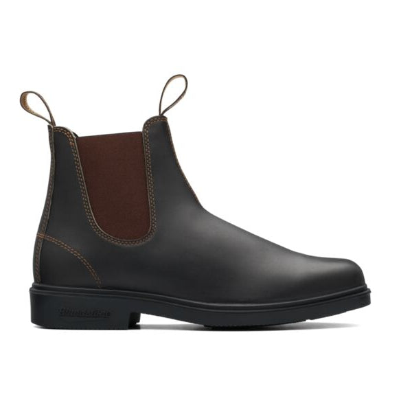 Blundstone Stout Brown Elastic Side Dress Boot 062 | The Boot Shed