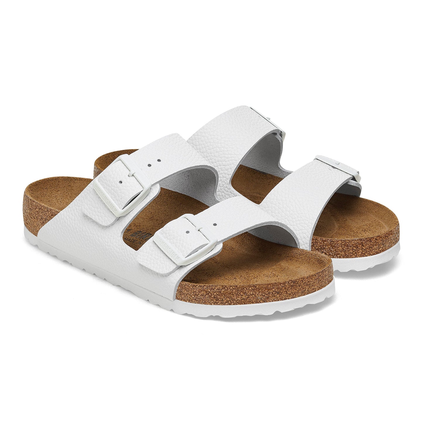 Birkenstock Arizona White Smooth Leather Regular - 1025048 | The Boot Shed