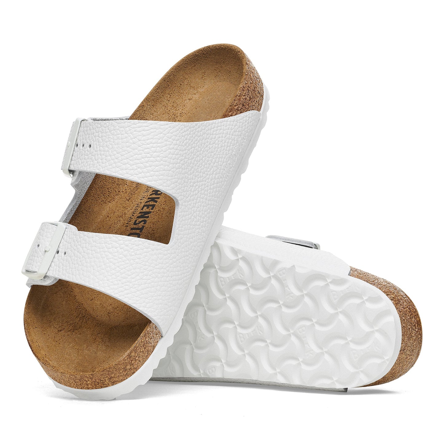 Birkenstock Arizona White Smooth Leather Regular - 1025048 | The Boot Shed