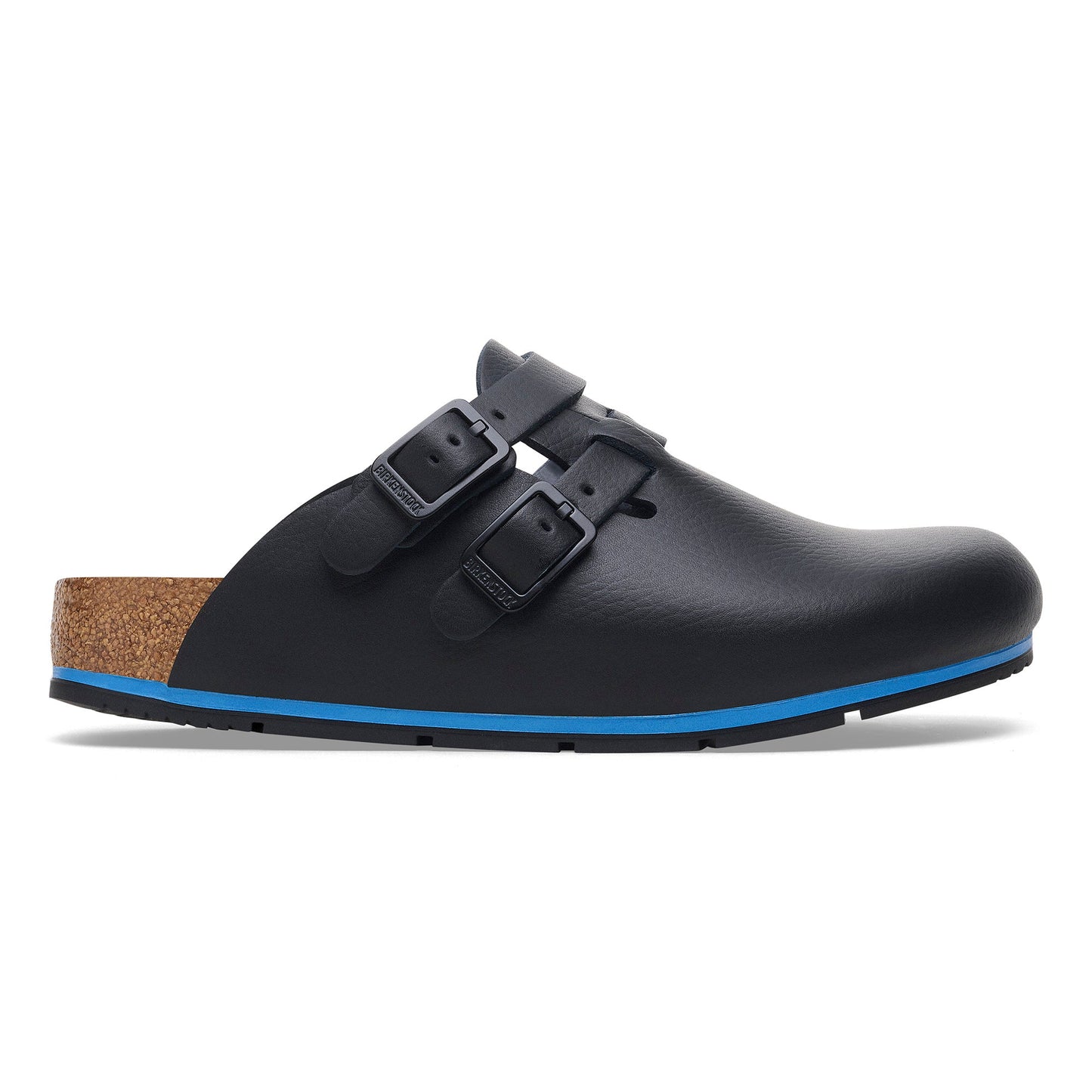 Birkenstock Kay Pro Black PU Coated Natural Leather Regular - 1026002 | The Boot Shed