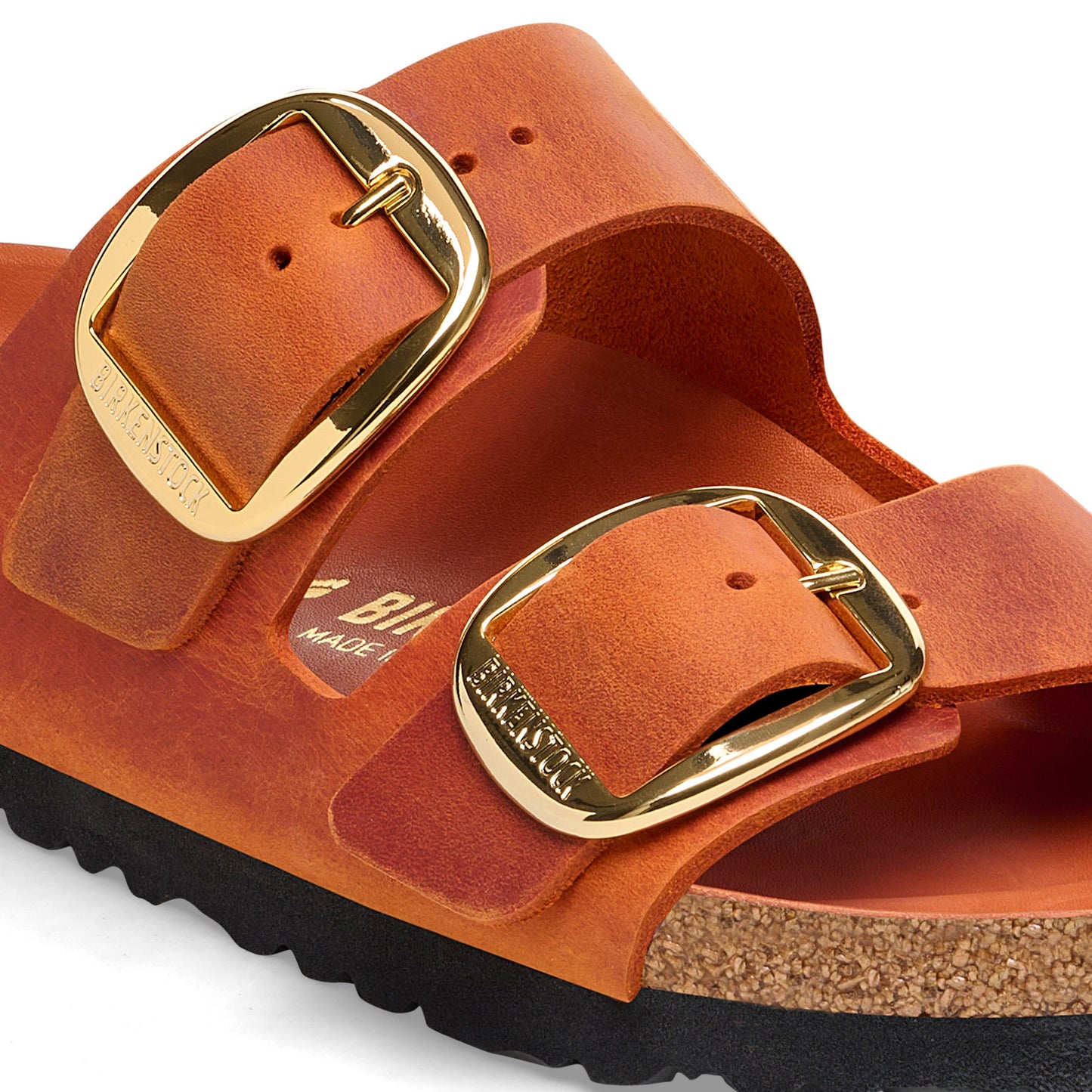 Birkenstock Arizona Big Buckle Burnt Orange Oiled Leather Regular - 1026609 | The Boot Shed