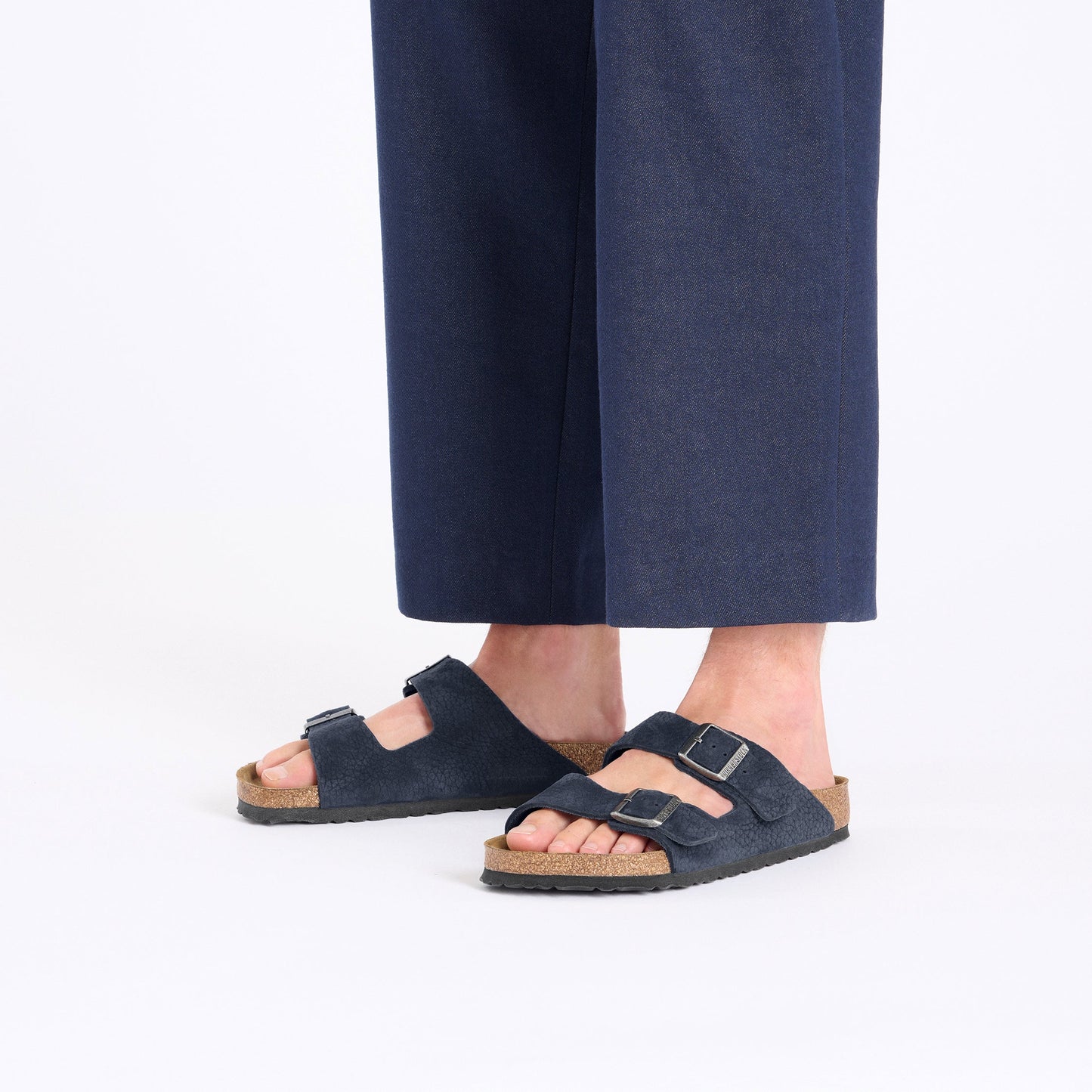 Birkenstock Arizona Desert Buck Midnight Nubuck Leather Regular - 1028095