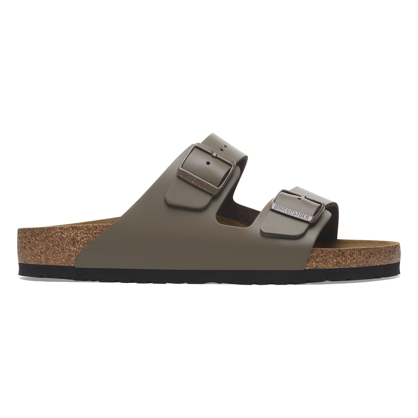 Birkenstock Arizona Concrete Grey Smooth Leather Regular - 1029153 | The Boot Shed
