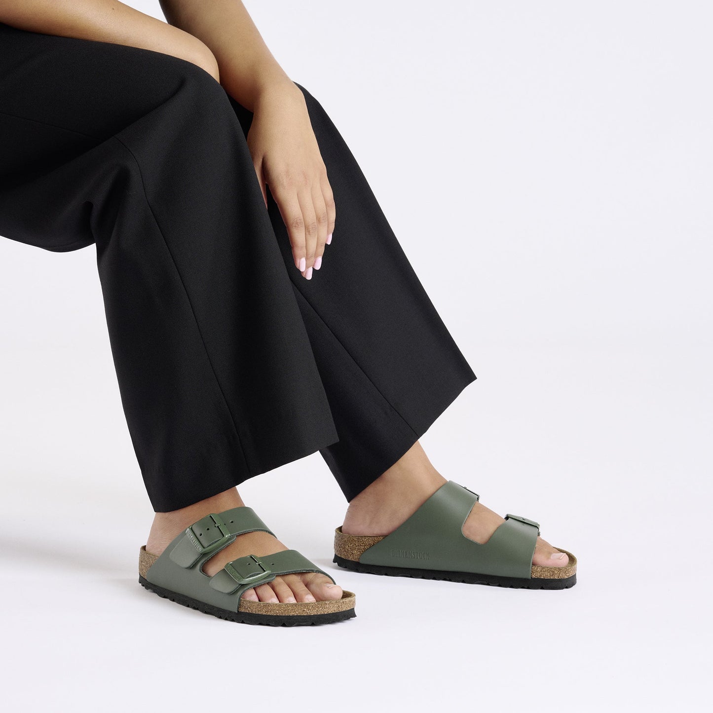 Birkenstock Arizona Thyme Smooth Leather Narrow - 1029107 | The Boot Shed