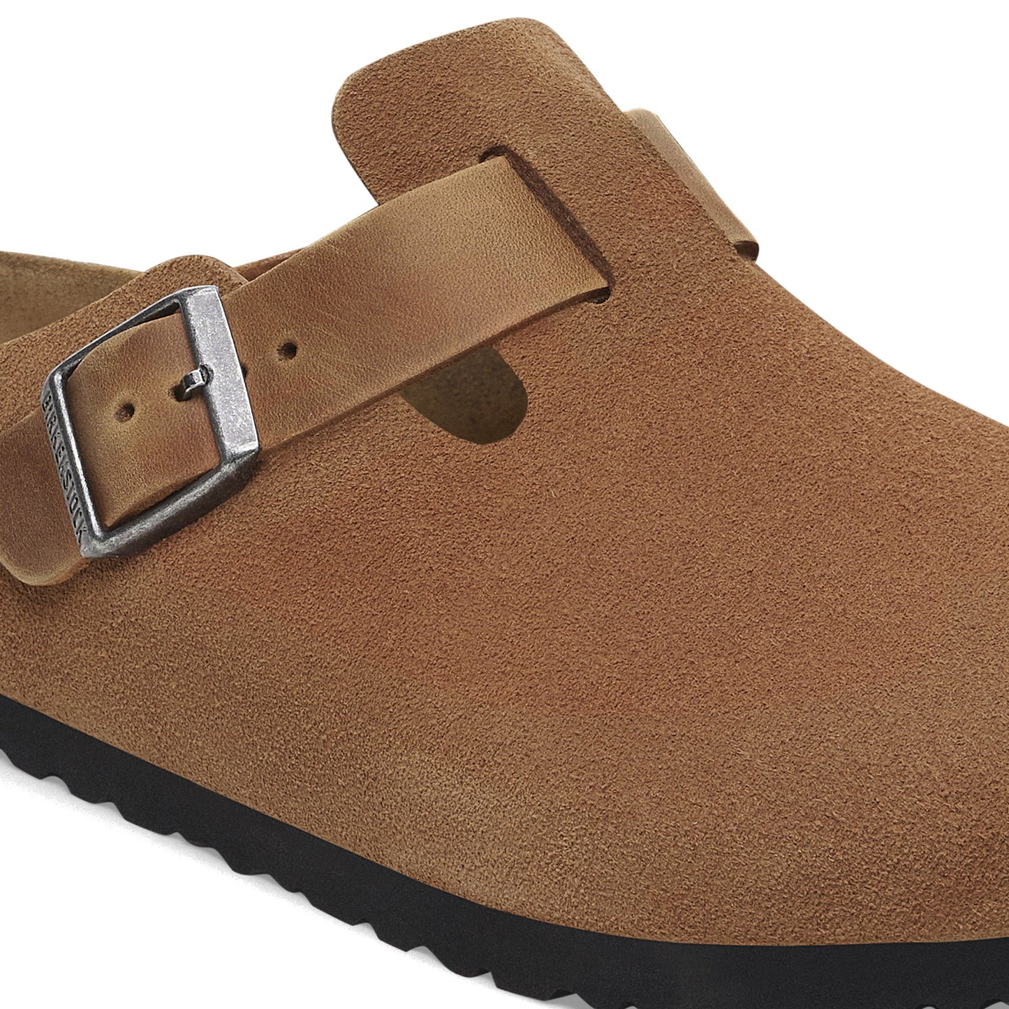 Birkenstock Boston Cognac Oiled/Suede Leather Regular - 1029185 | The Boot Shed