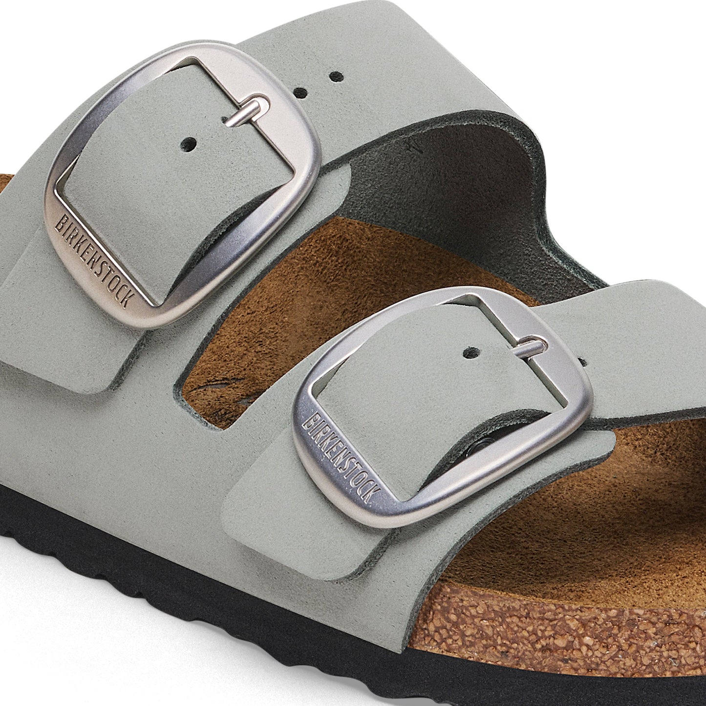 Birkenstock Arizona Big Buckle Pure Sage Nubuck Leather Narrow - 1029311 | The Boot Shed