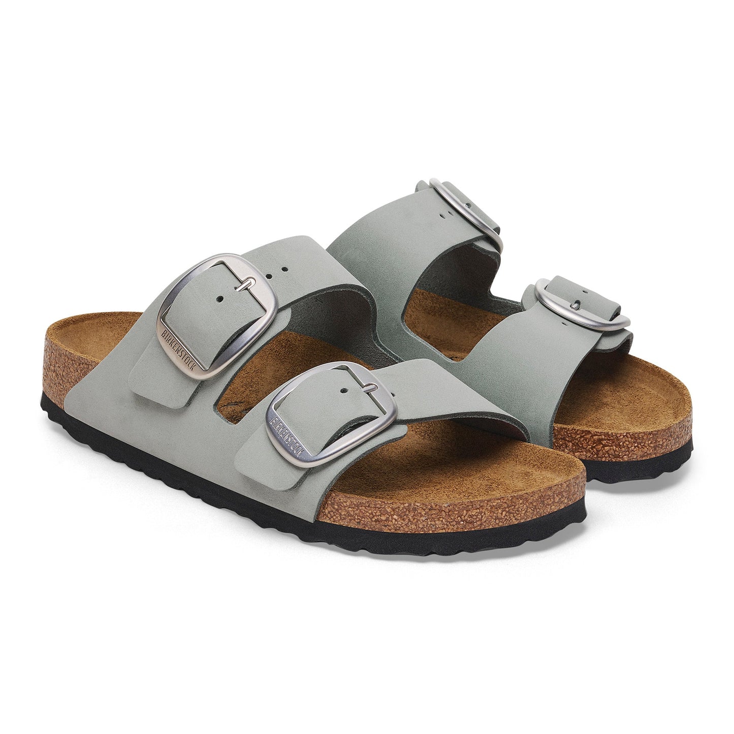Birkenstock Arizona Big Buckle Pure Sage Nubuck Leather Narrow - 1029311 | The Boot Shed