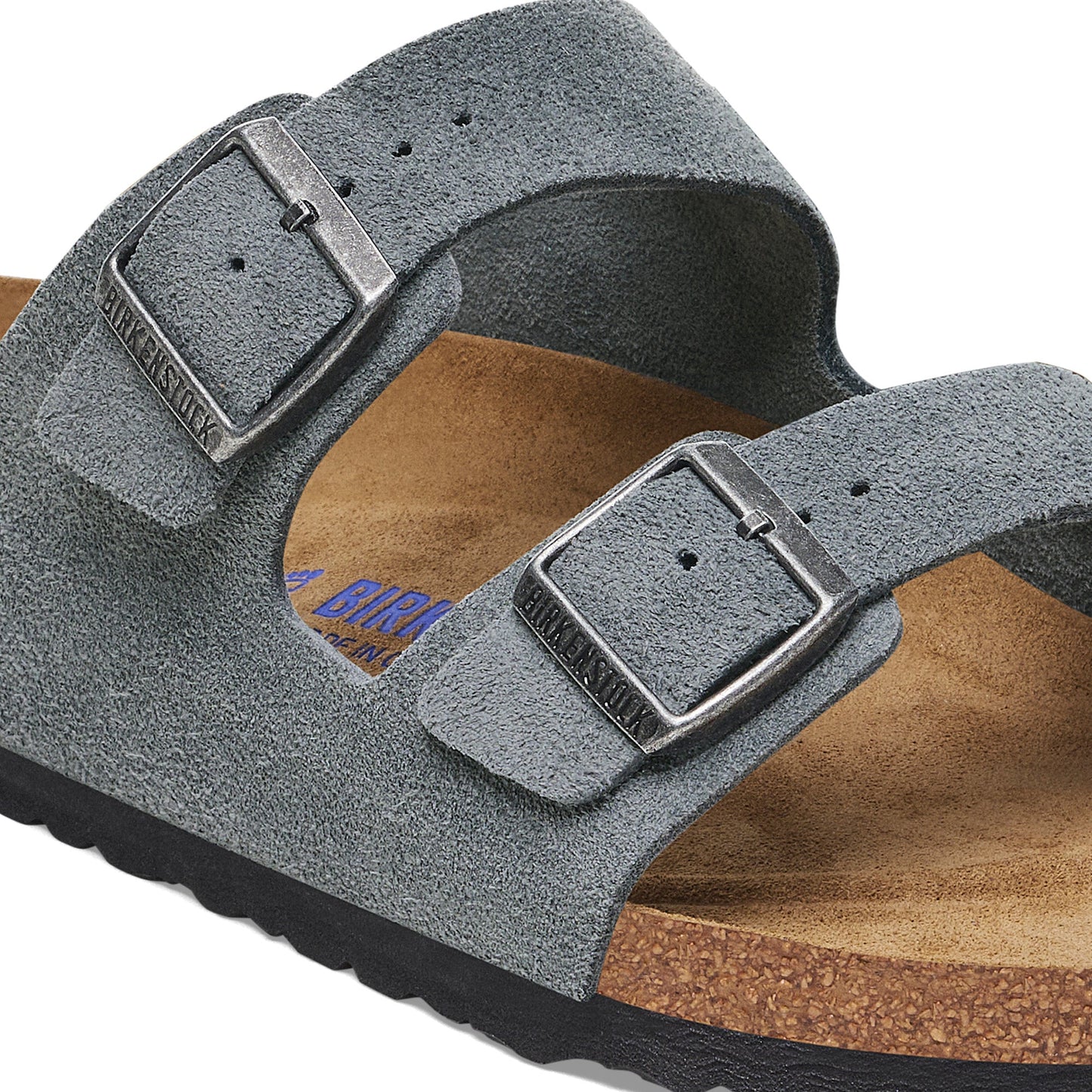 Birkenstock Arizona SFB Basalt Grey Suede Leather Regular - 1029790