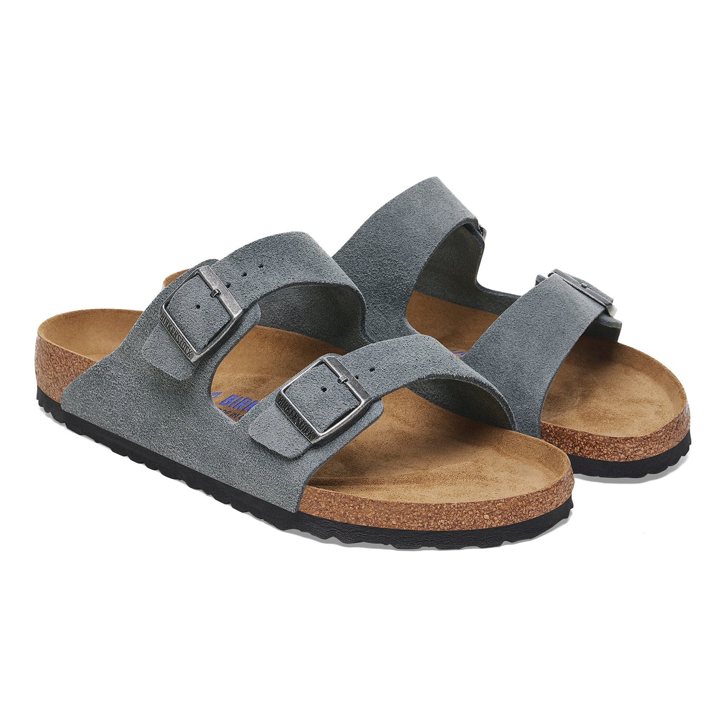 Birkenstock Arizona SFB Basalt Grey Suede Leather Regular - 1029790