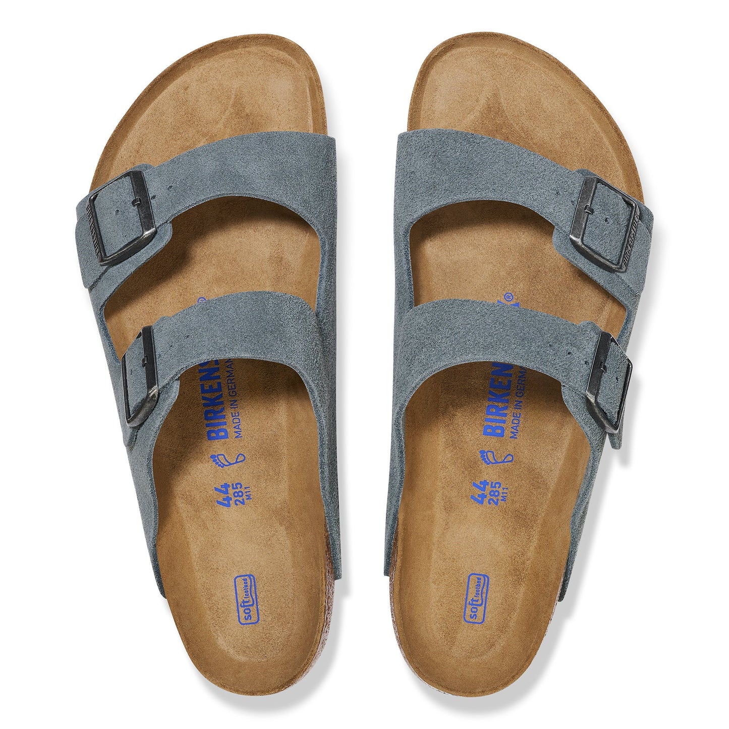 Birkenstock Arizona SFB Basalt Grey Suede Leather Regular - 1029790