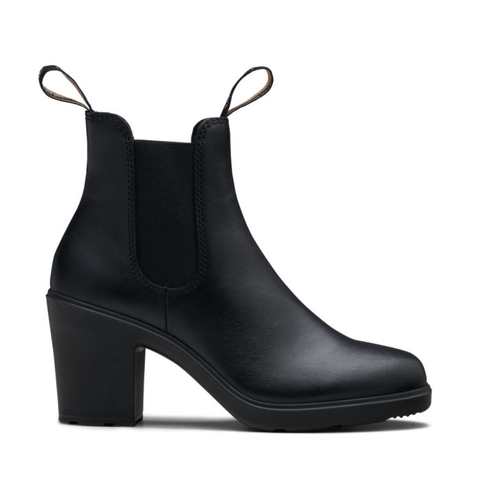 Blundstone Womens Elastic Sided Black Heel Boot - 2365 | the boot shed
