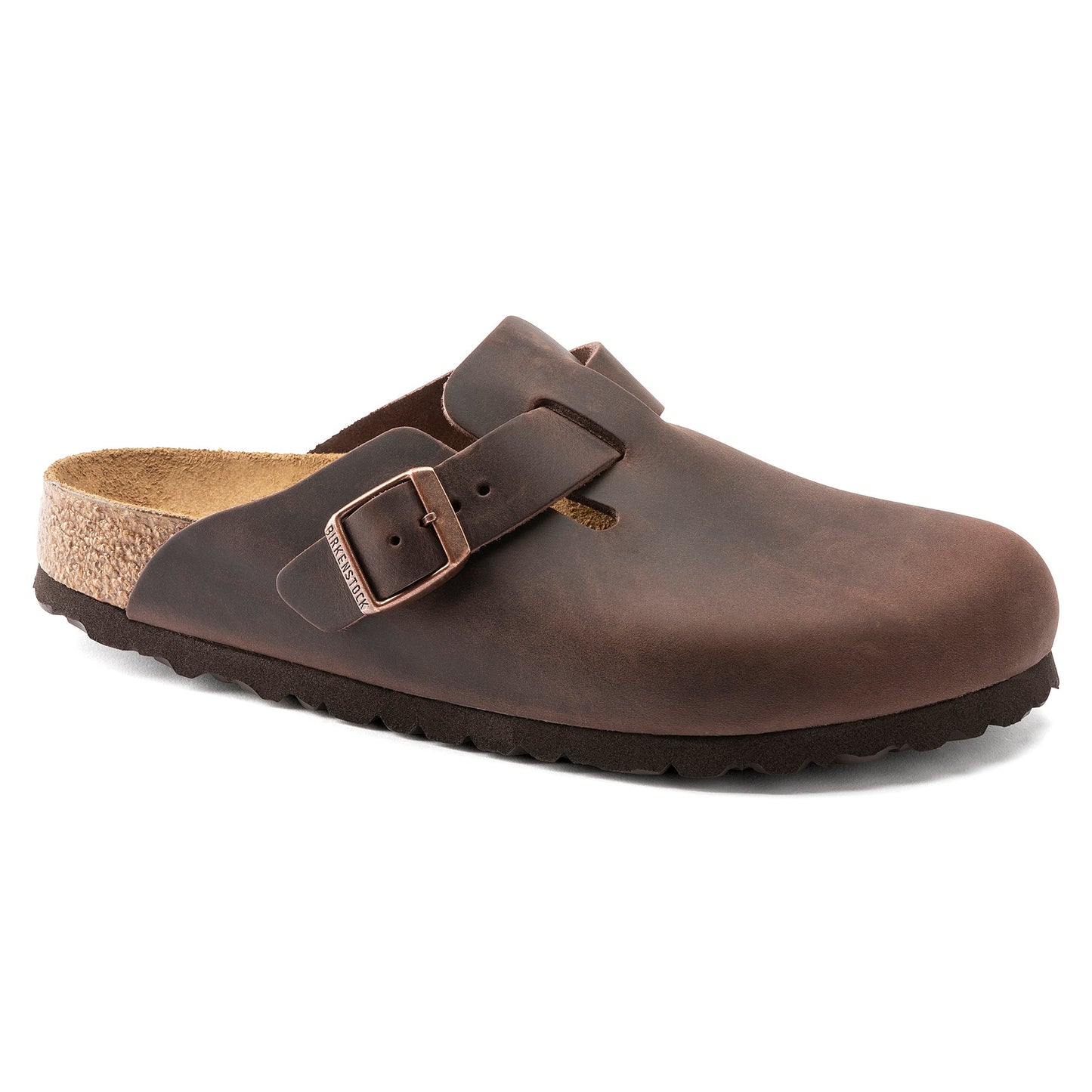 Birkenstock Boston Habana Oiled Leather Regular - 860131 | The Boot Shed
