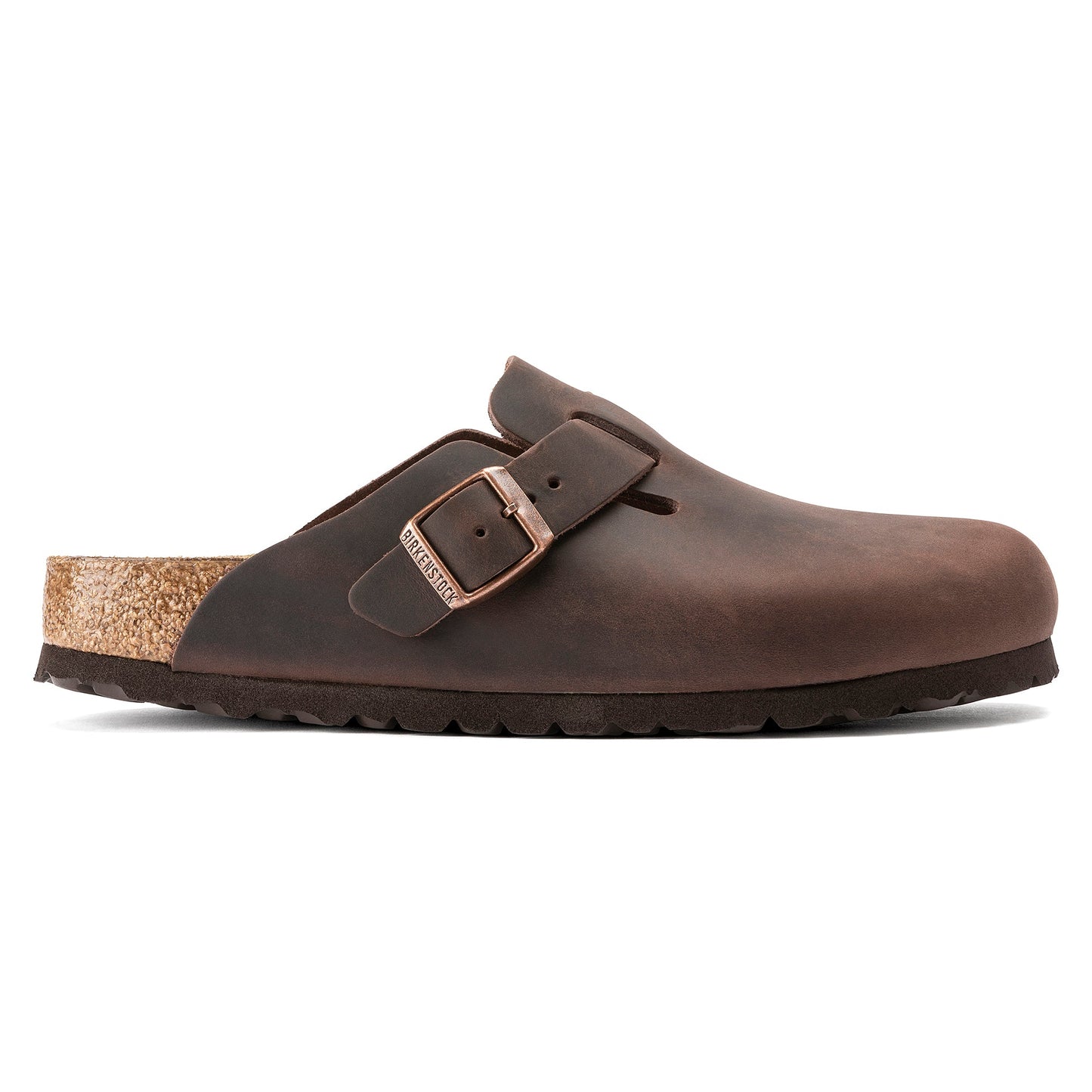 Birkenstock Boston Habana Oiled Leather Regular - 860131 | The Boot Shed