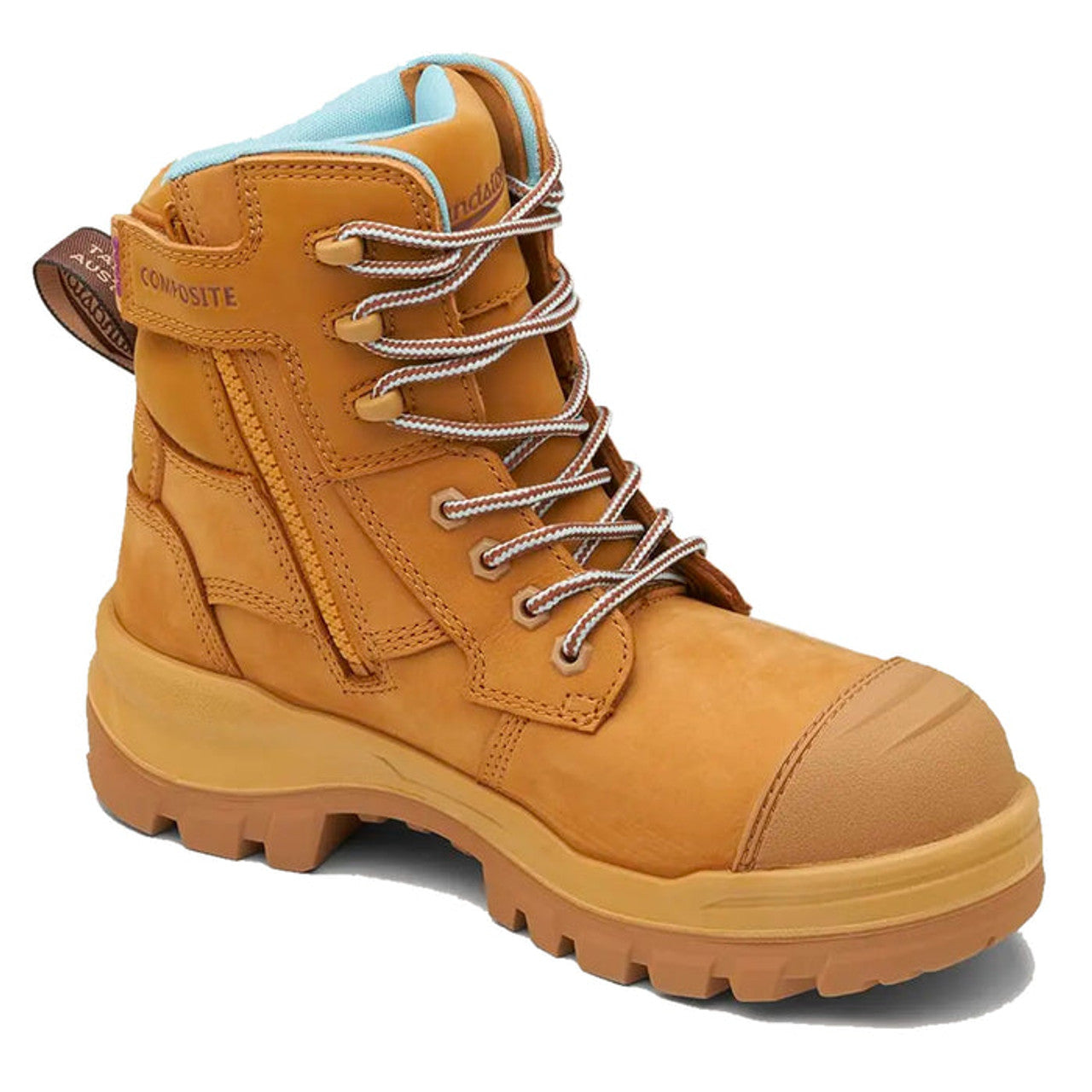 Blundstone RotoFlex Wheat Water Resistant Nubuck Zip Side Women s