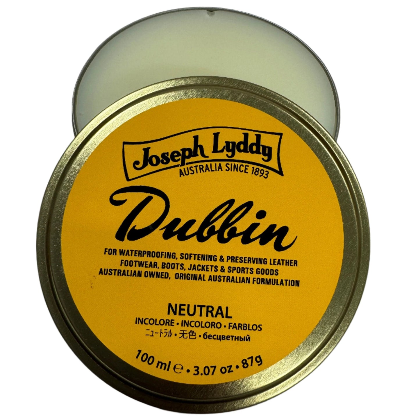 Joseph Lyddy Dubbin, Neutral 100ml - JL0970125 | Blue Heeler Boots