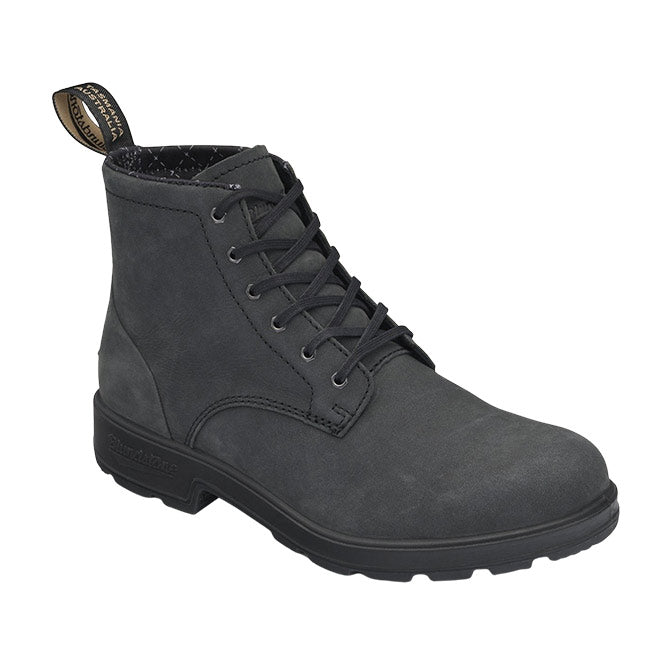 Blundstone Rustic Black Lace Up Boot 1931 The Boots Shed