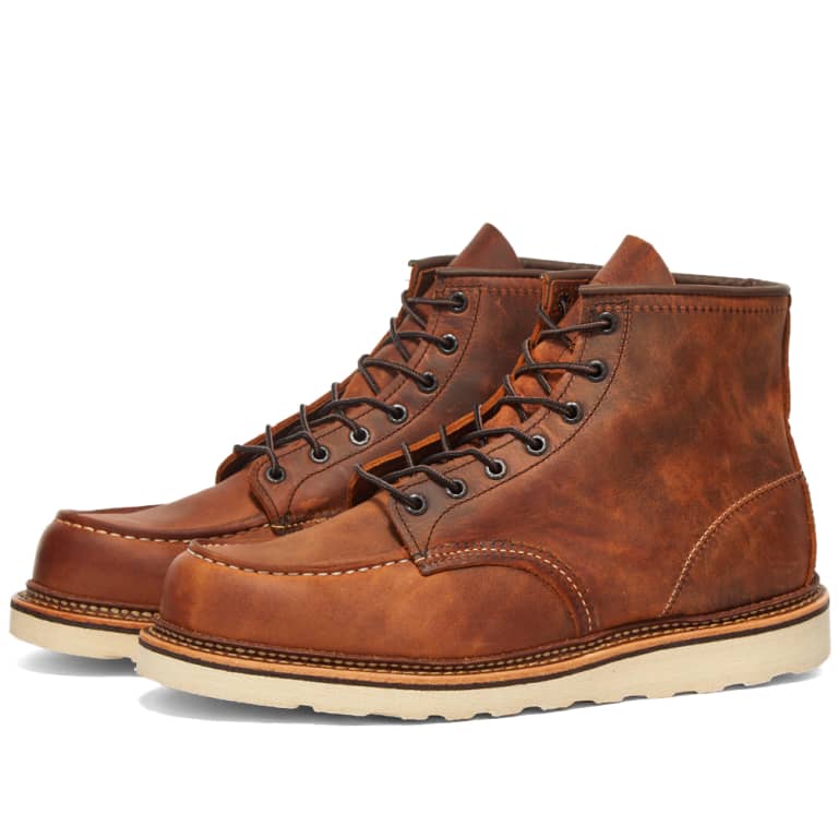 Redwing Moc Toe 6-inch, Copper Rough & Tough 1907 | The Boot Shed