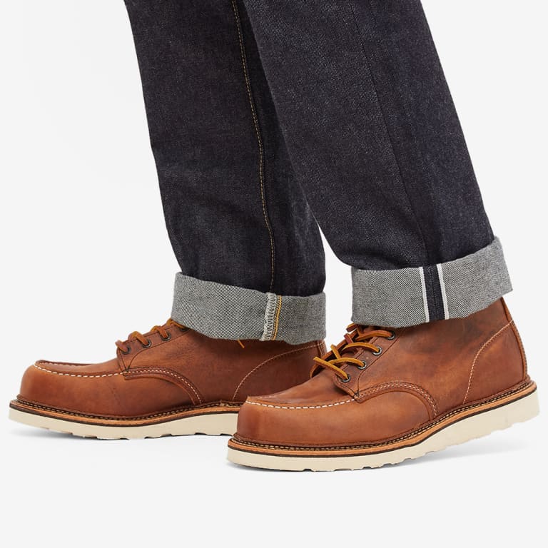 Redwing Moc Toe 6-inch, Copper Rough & Tough 1907 | The Boot Shed