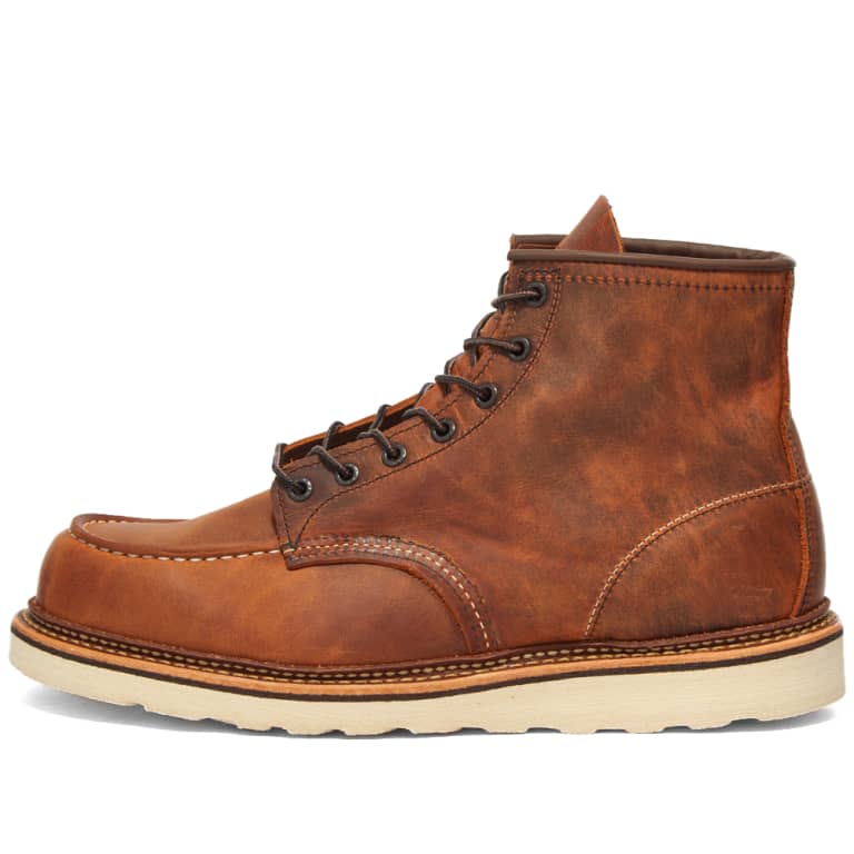 Redwing Moc Toe 6-inch, Copper Rough & Tough 1907 | The Boot Shed