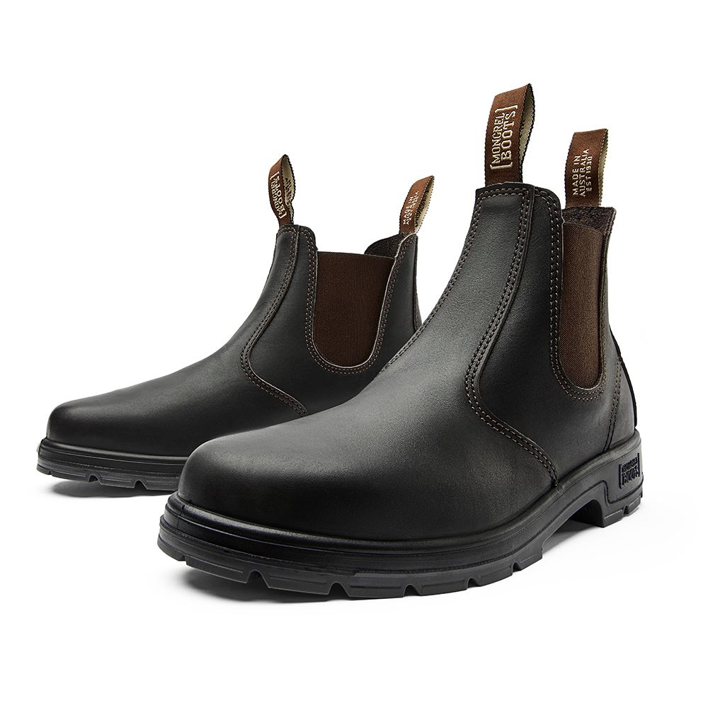 Mongrel Claret Oil Kip K9 Elastic Sided Boot - K91030