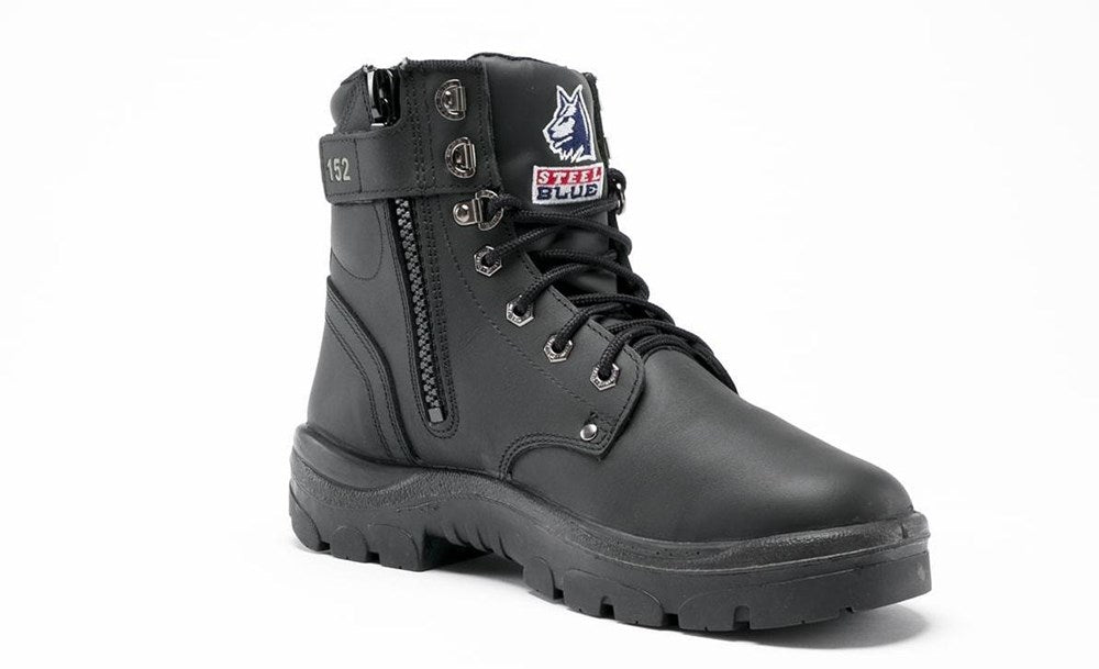 Steel Blue Argyle Zip Men's Boot - 312152