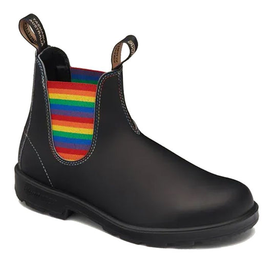 Blundstone 2105 Black/Rainbow Elastic Side Boot | The Boot Shed