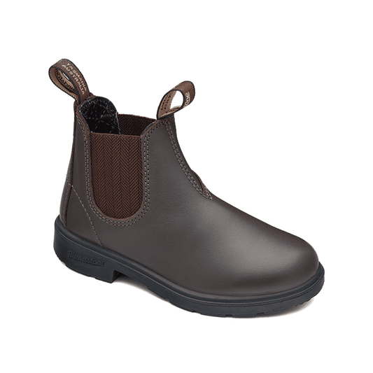 Blundstone Kids Chelsea Elastic Side Boots Chestnut Brown 630 the-boot-shed