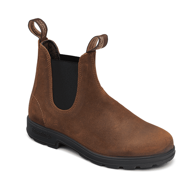 Blundstone Tobacco Suede Chelsea Elastic Side Boot 1911 the-boot-shed