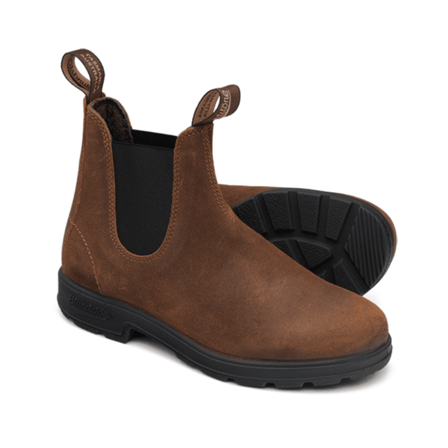 Blundstone Tobacco Suede Chelsea Elastic Side Boot 1911 the-boot-shed