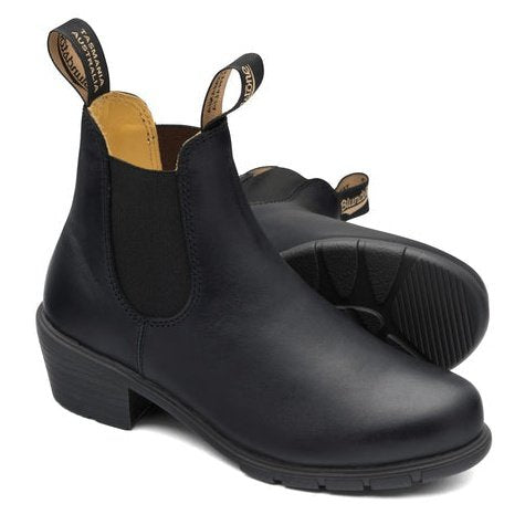 Blundstone Womens Heeled Black Boots 1671 the-boot-shed