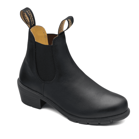Blundstone Womens Heeled Black Boots 1671 the-boot-shed