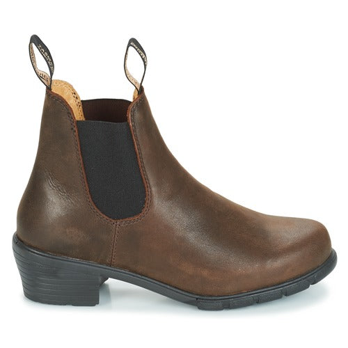 Blundstone Womens Heeled Boots, Antique Brown - 1673 | The Boot Shed