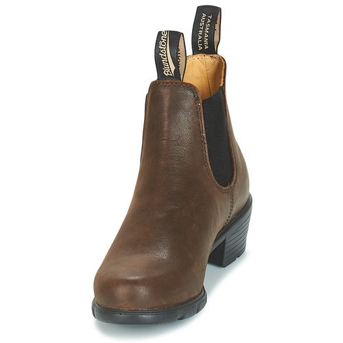 Blundstone Womens Heeled Boots, Antique Brown - 1673 | The Boot Shed