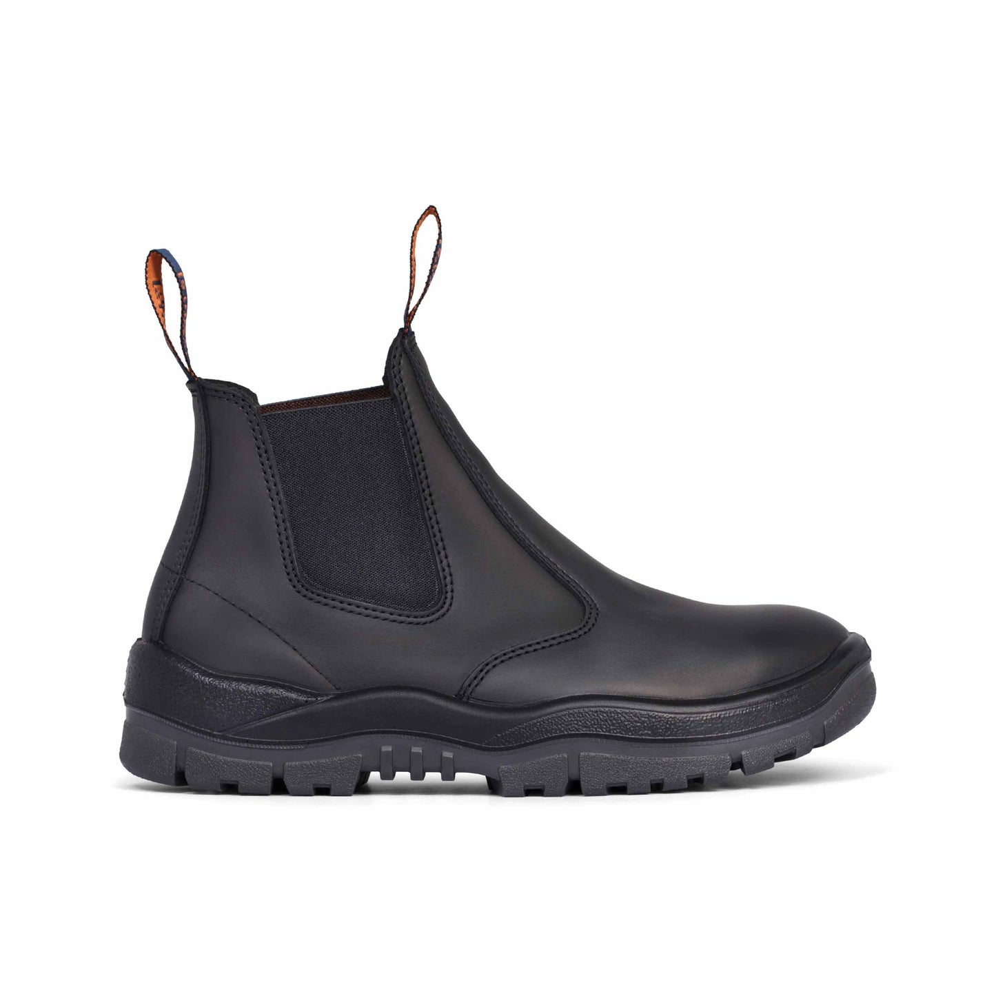 Mongrel Black Kip Elastic Sided Boot - 240020 | The Boot Shed