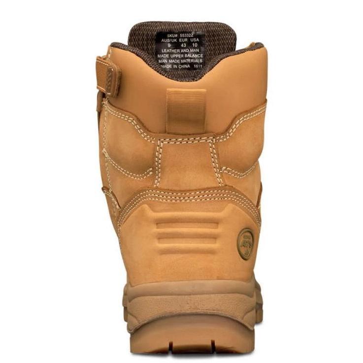 Oliver 150mm Wheat Zip Sided Boot - 55-332Z the-boot-shed