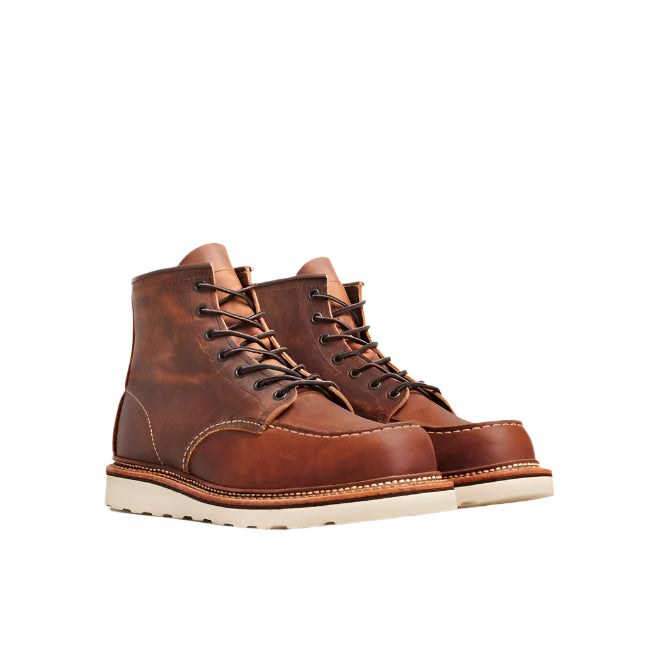 Redwing Moc Toe 6-inch, Copper Rough & Tough 1907 | The Boot Shed