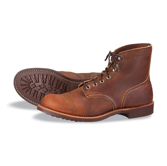 Redwing Iron Ranger, Copper Rough & Tough 8085, the boot shed