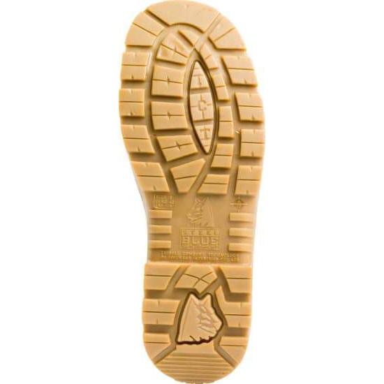 Steel Blue Argyle Zip Sided TPU/Bump Cap Boot - 332152 blue-heeler-boots