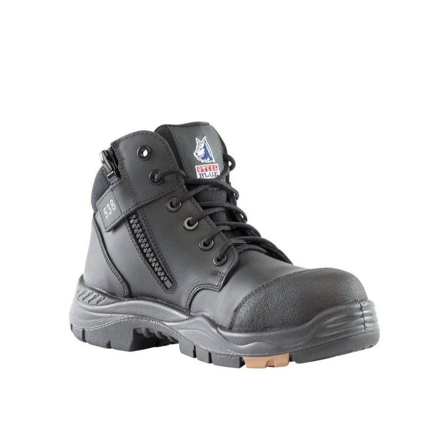 Steel Blue Parkes Zip Composite - 317538 blue-heeler-boots