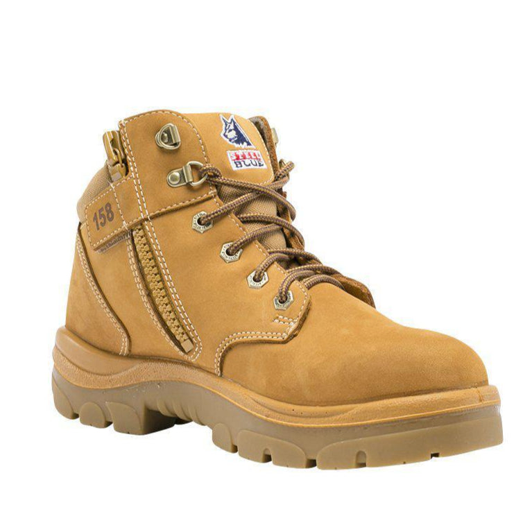 Steel Blue Parkes Zip Sided TPU - 312158 blue-heeler-boots