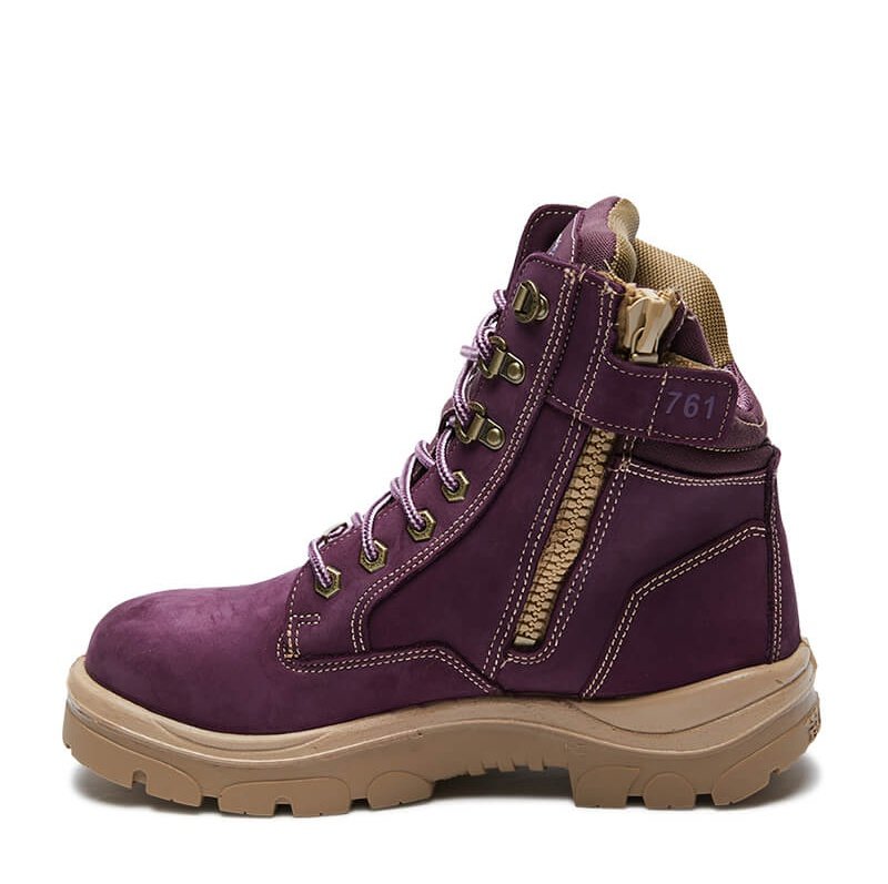 Steel Blue Womens Southern Cross Zip Sided TPU Vegan and Charity Boot - 512761 | The Boot Shed