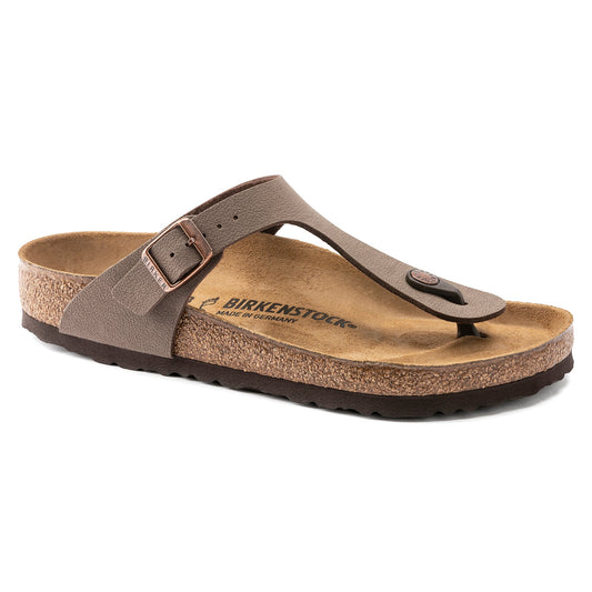 Birkenstock Gizeh Mocca BirkiBuc Regular - 043751 | The Boot Shed