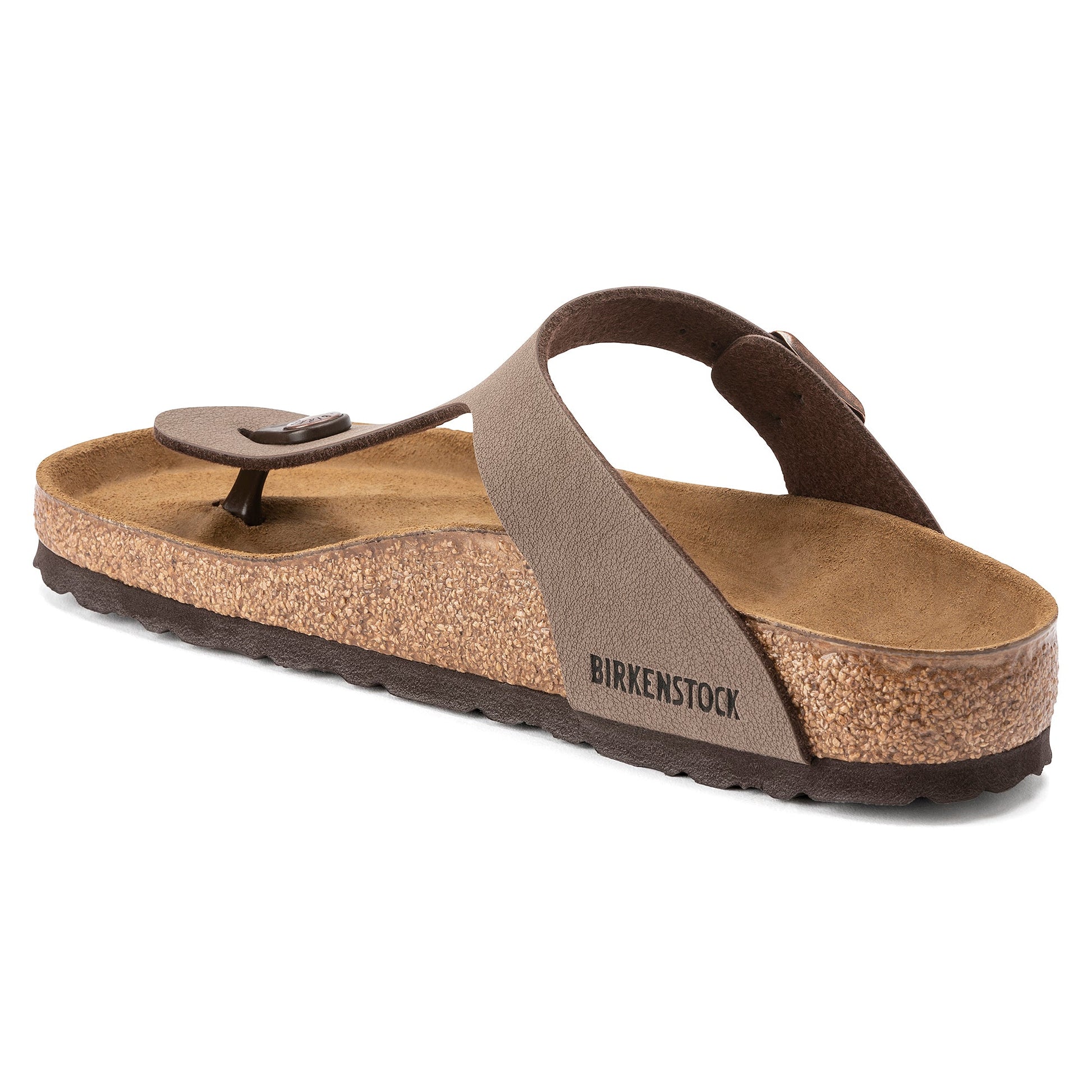 Birkenstock Gizeh Mocca BirkiBuc Regular - 043751 | The Boot Shed