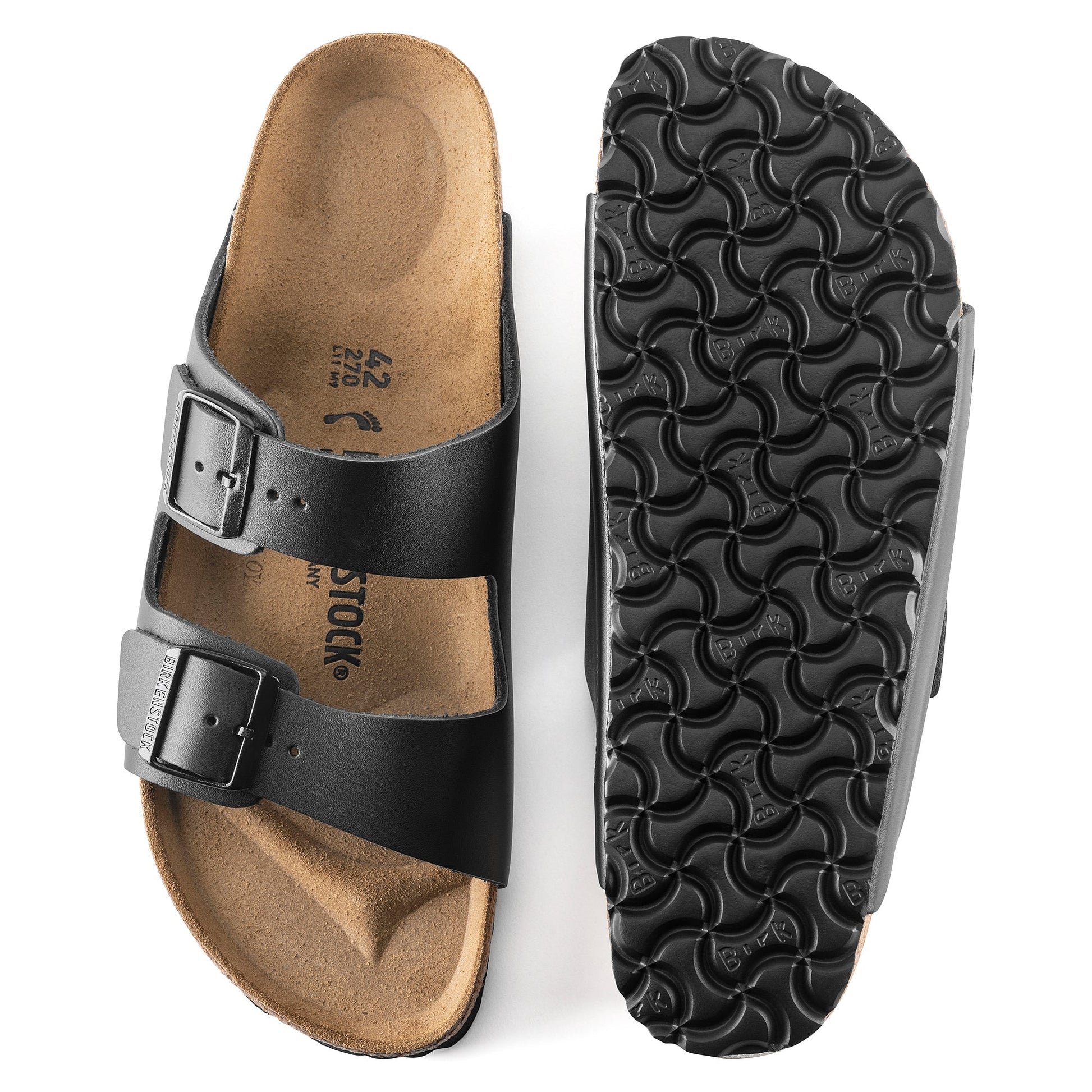 Birkenstock Arizona Black Smooth Leather Regular - 051191 | The Boot Shed