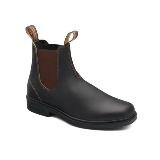 Blundstone Stout Brown Elastic Side Dress Boot 062 | The Boot Shed