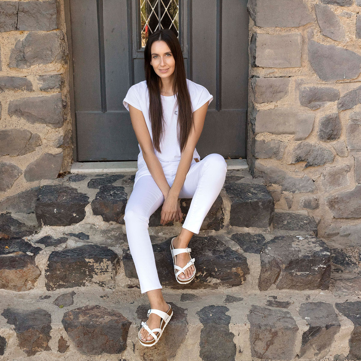 Birkenstock Mayari White Birko-Flor Narrow - 071053