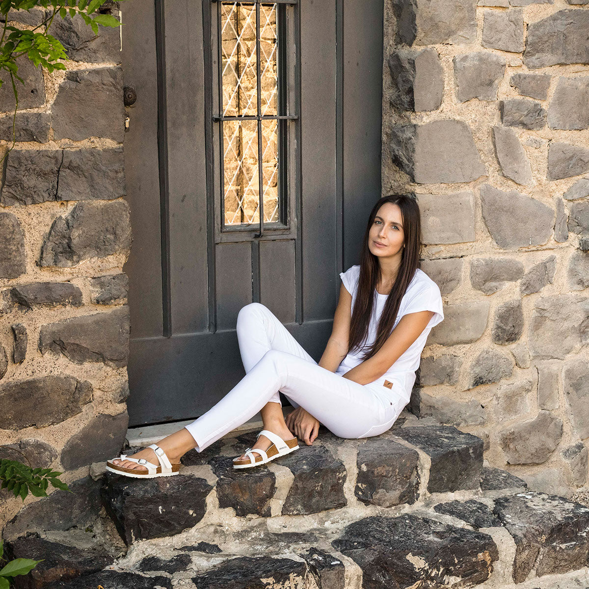 Birkenstock Mayari White Birko-Flor Narrow - 071053