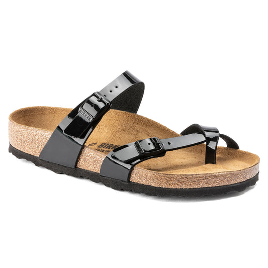 Birkenstock Mayari Patent Black Birko-Flor Narrow - 071093